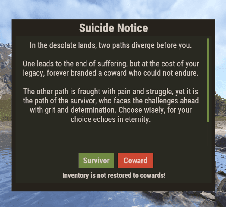Suicide Notice